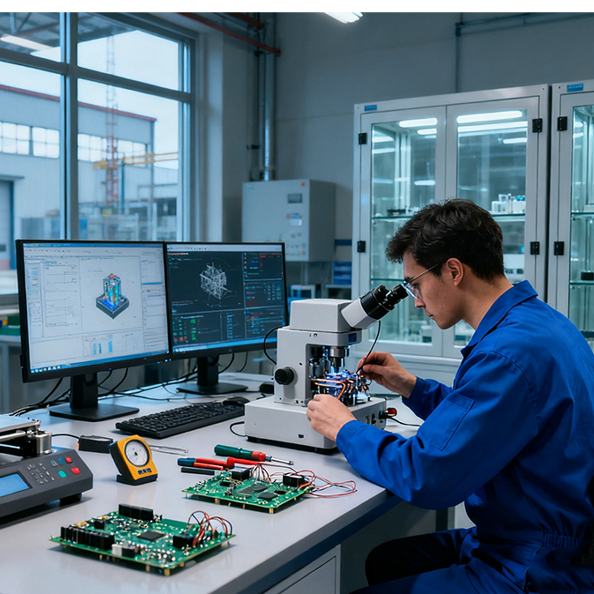 Cleanroom production workshop for smart AI toys